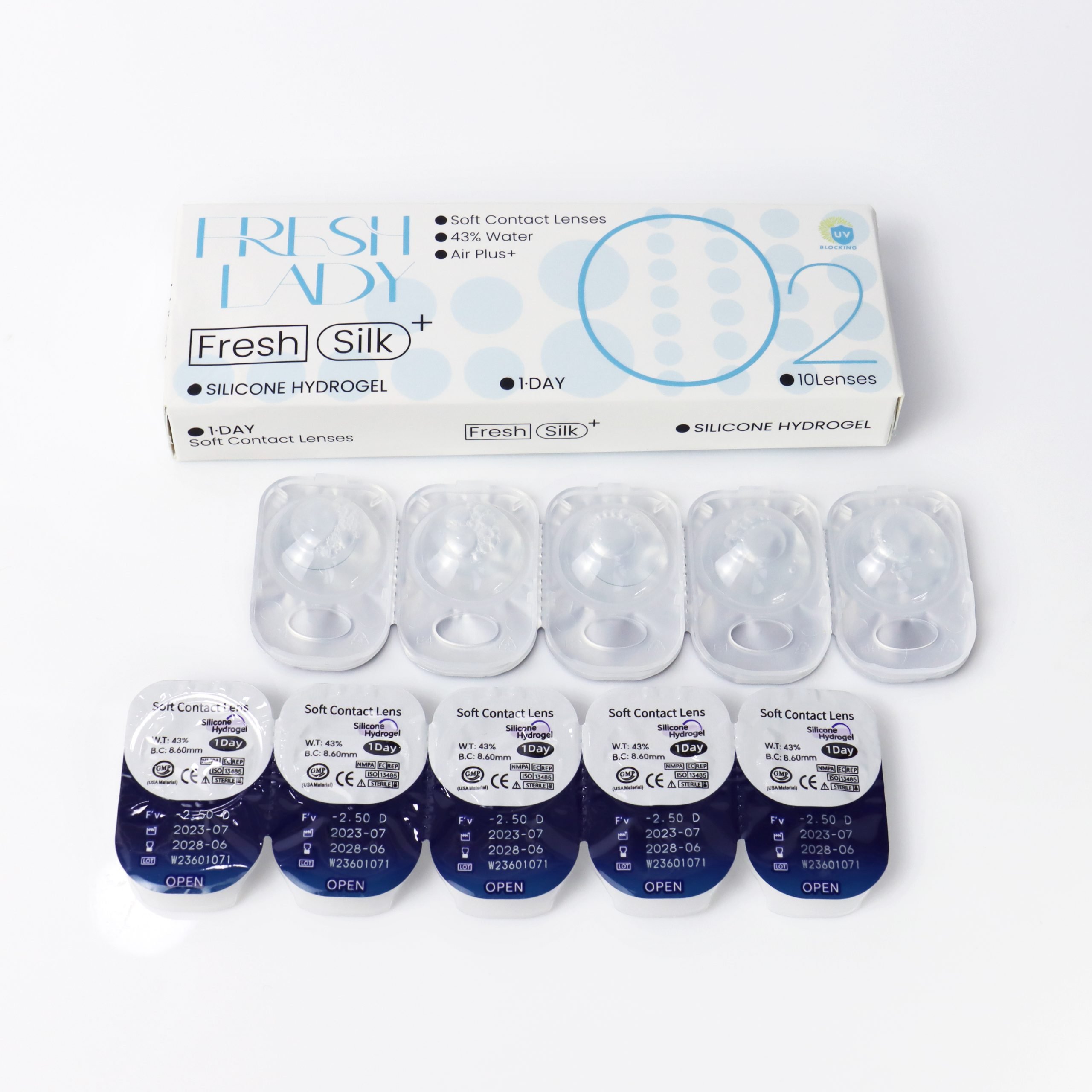 Fresh Silk⁺Silicone hydrogel Daily Lens