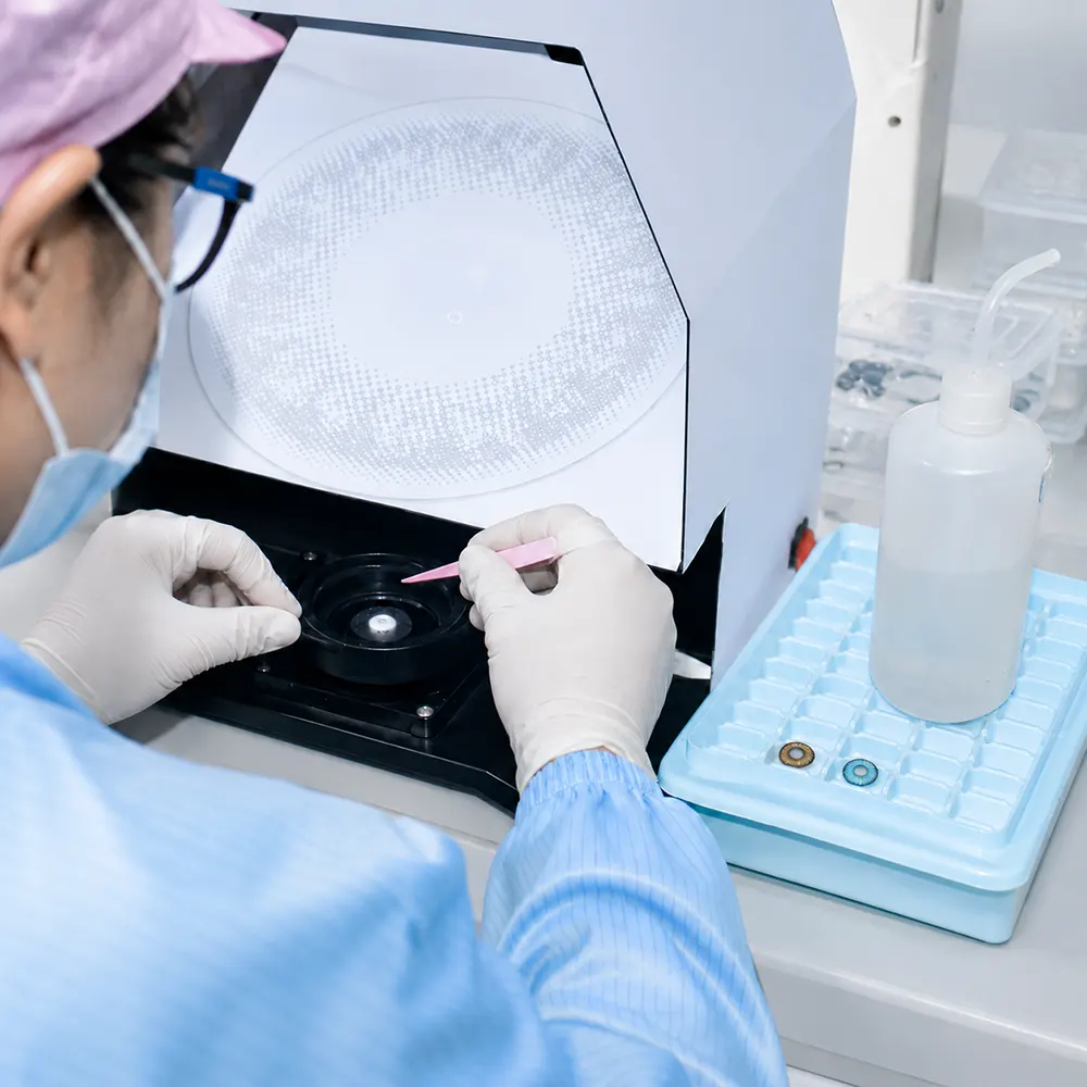Contact Lenses 17x Surface Defect Inspection